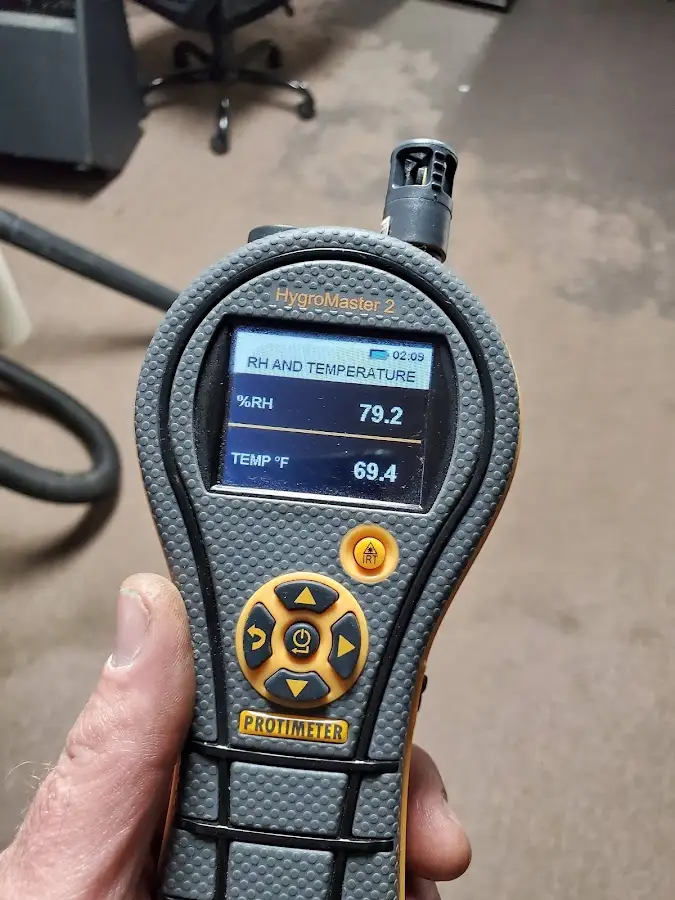 Moisture meter humidity assessment for Mold Remediation & Removal in Robbinsville
